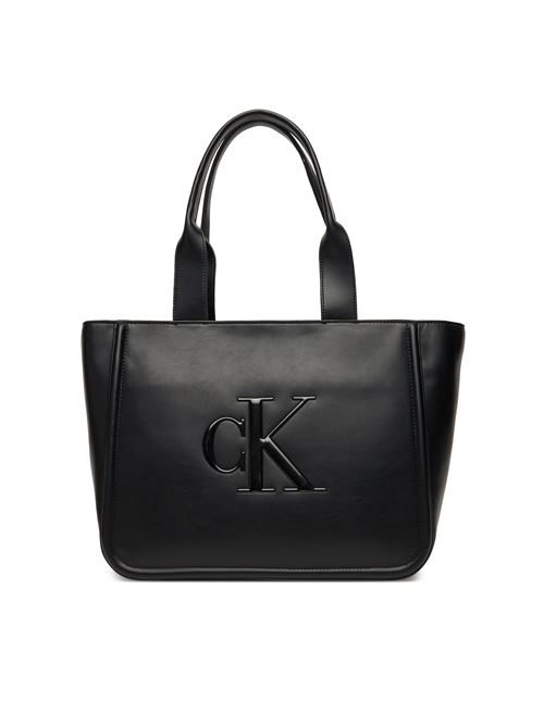 BOLD CK MEDIUM TOTE CALVIN KLEIN JEANS | LV04F3218G/UB1